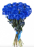 Букет синих роз 70 см